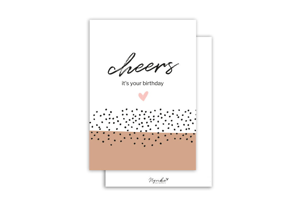 Kaart | Cheers it's your birthday